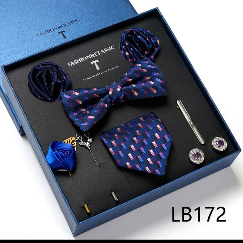Luxury Silk Tie Set Gift Box for Men