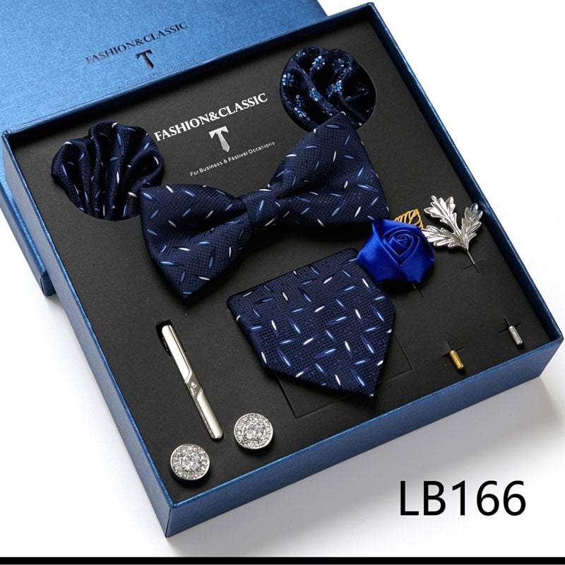Luxury Silk Tie Set Gift Box for Men