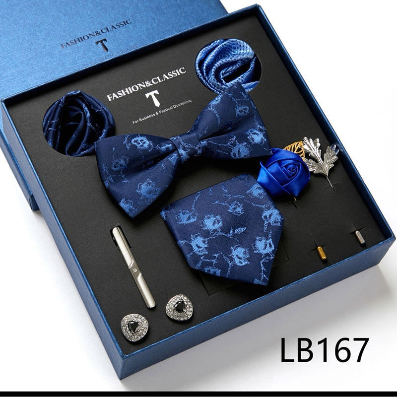 Luxury Silk Tie Set Gift Box for Men