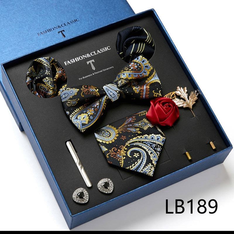 Luxury Silk Tie Set Gift Box for Men