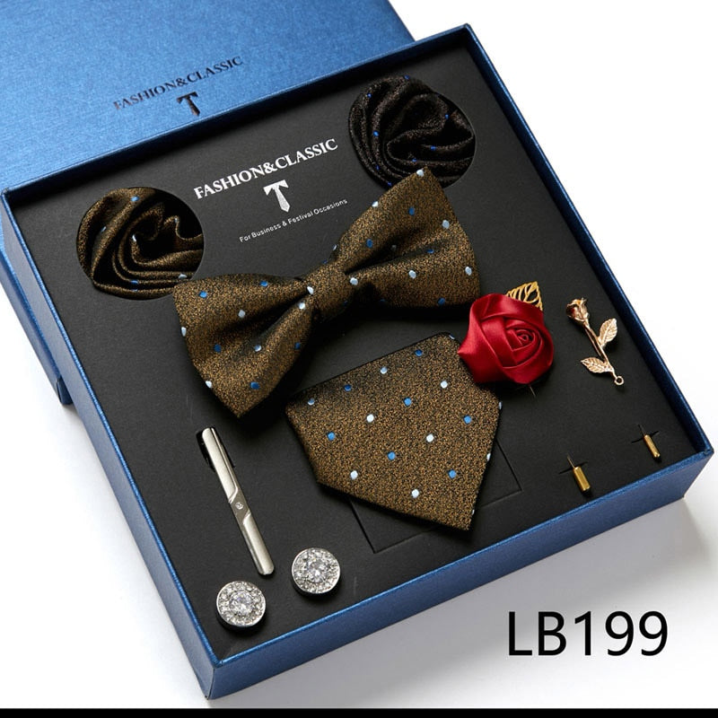 Luxury Silk Tie Set Gift Box for Men
