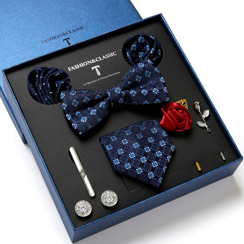 Luxury Silk Tie Set Gift Box for Men