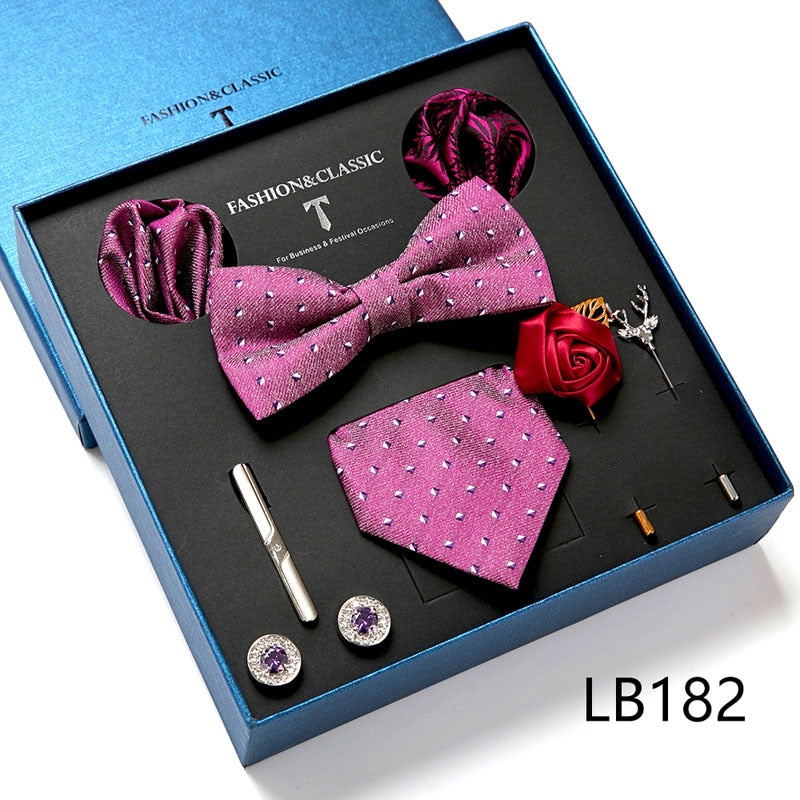 Luxury Silk Tie Set Gift Box for Men