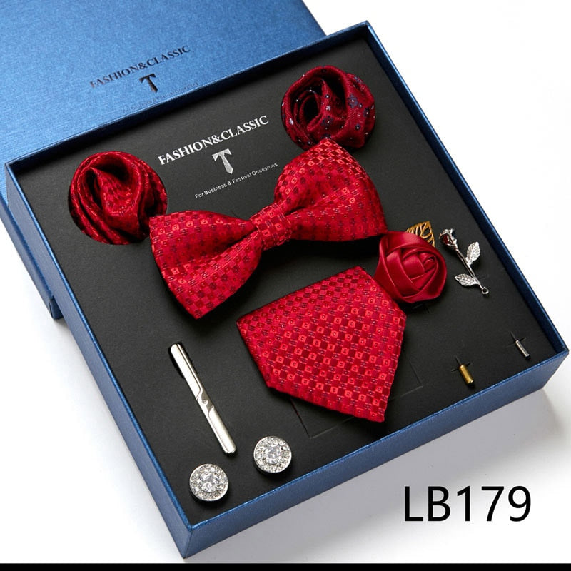 Luxury Silk Tie Set Gift Box for Men