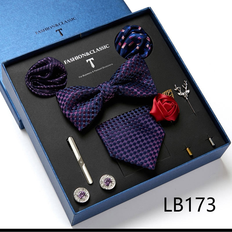 Luxury Silk Tie Set Gift Box for Men