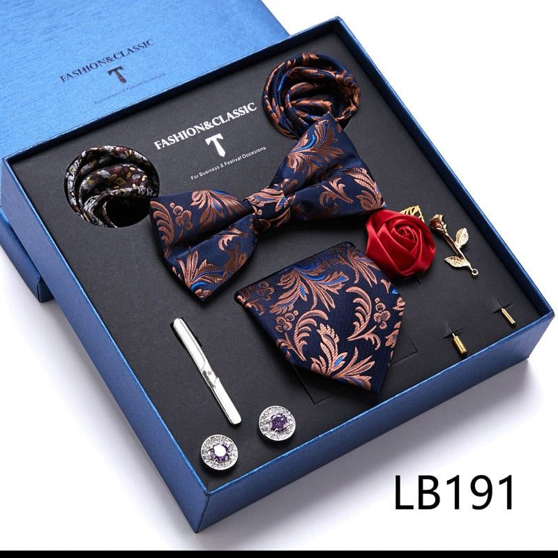 Luxury Silk Tie Set Gift Box for Men