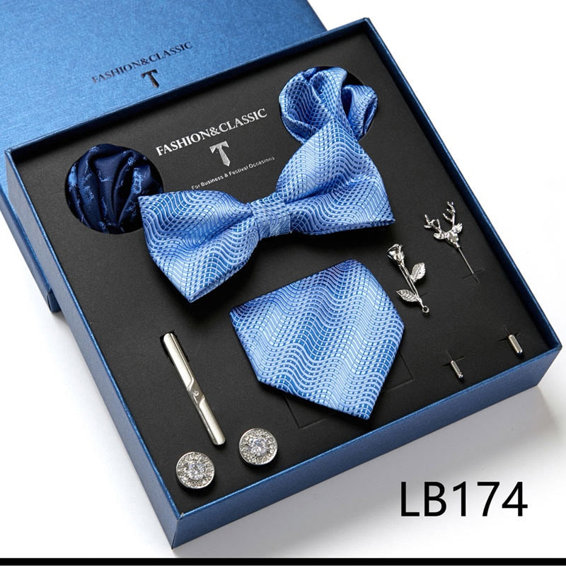 Luxury Silk Tie Set Gift Box for Men