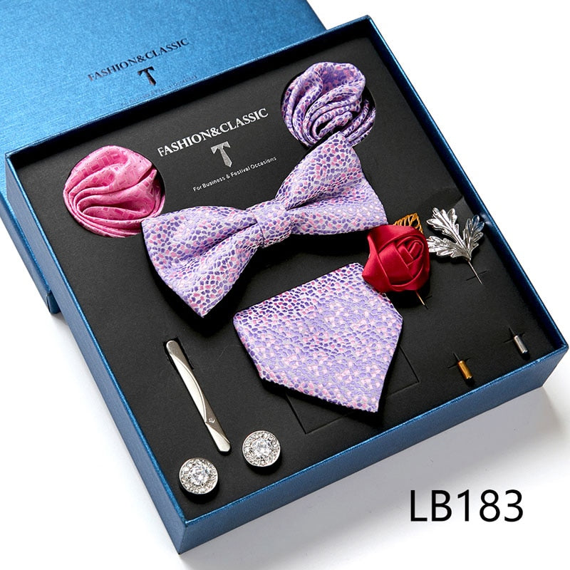 Luxury Silk Tie Set Gift Box for Men