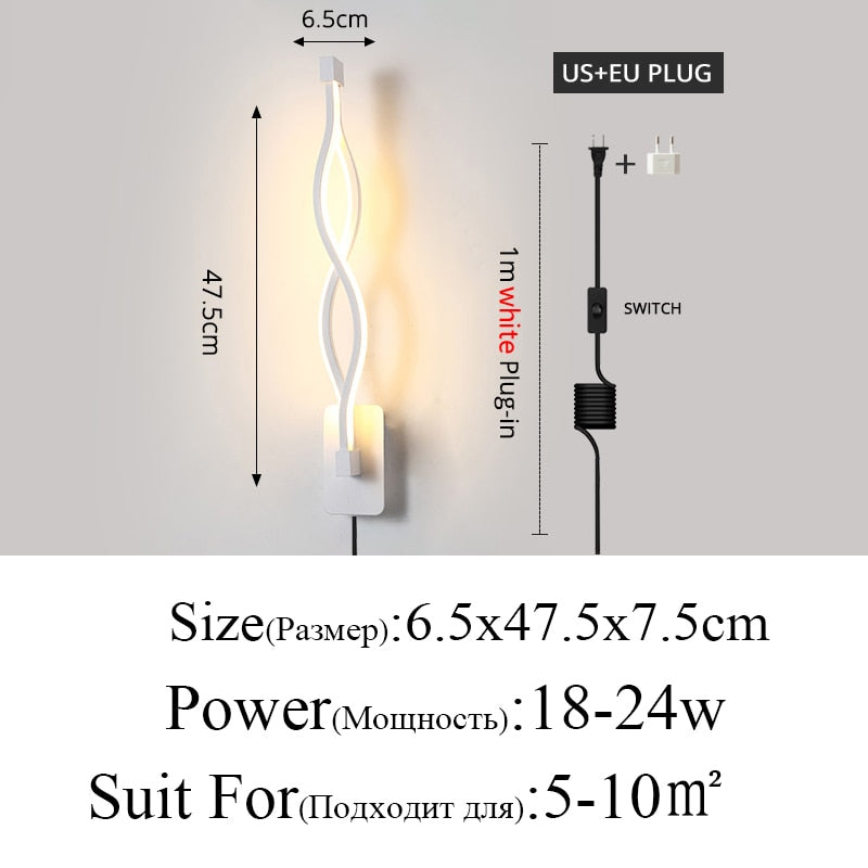 Modern Minimalist Wall LED Indoor Lamps