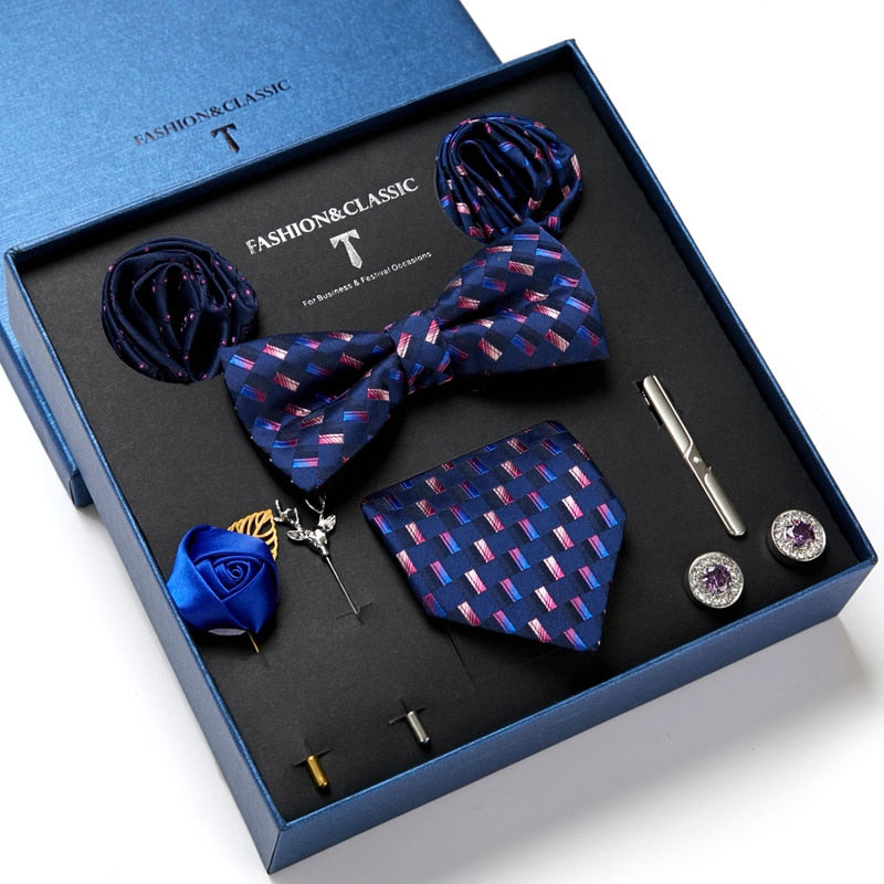Luxury Silk Tie Set Gift Box for Men