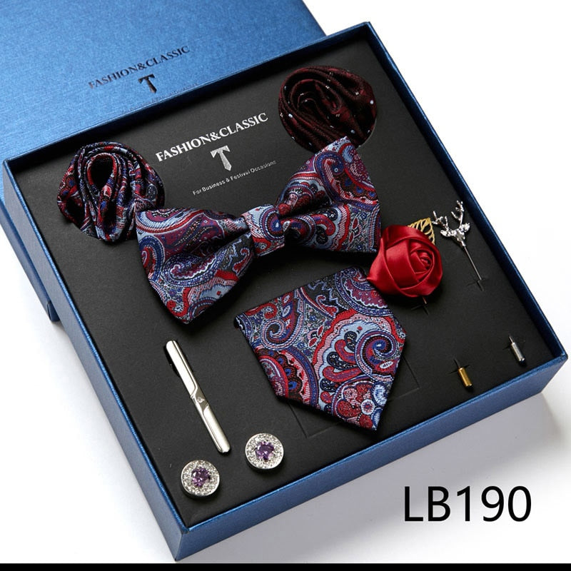 Luxury Silk Tie Set Gift Box for Men