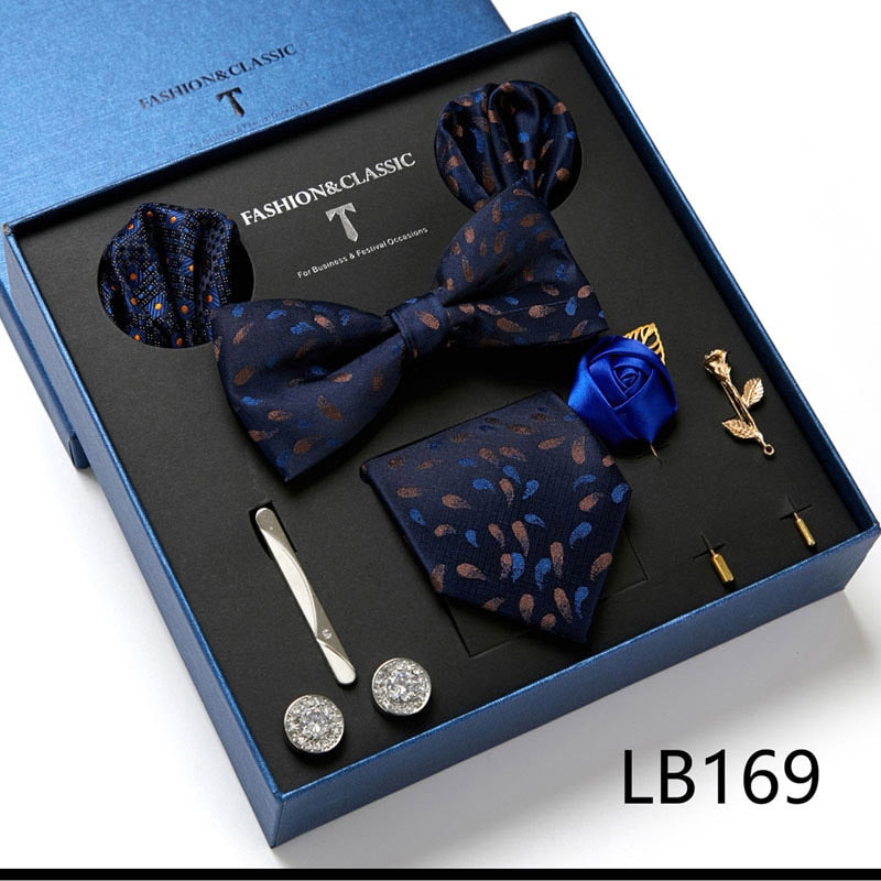 Luxury Silk Tie Set Gift Box for Men