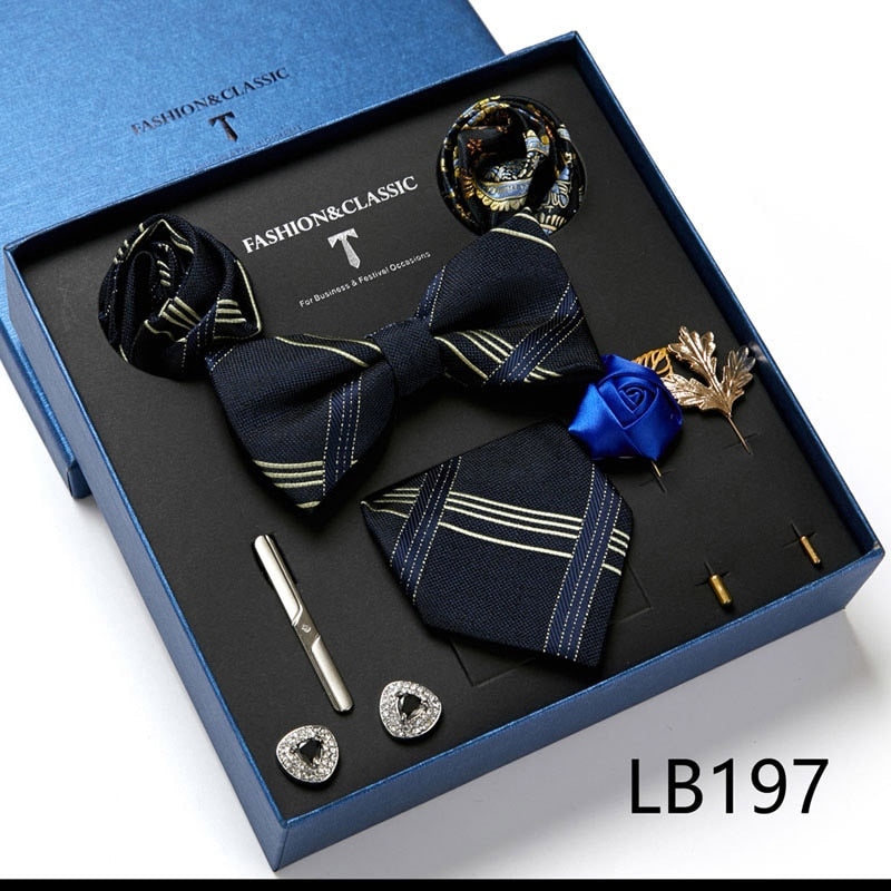 Luxury Silk Tie Set Gift Box for Men