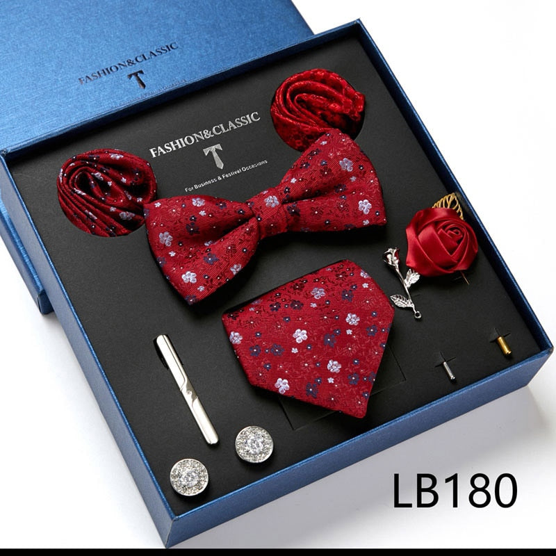 Luxury Silk Tie Set Gift Box for Men