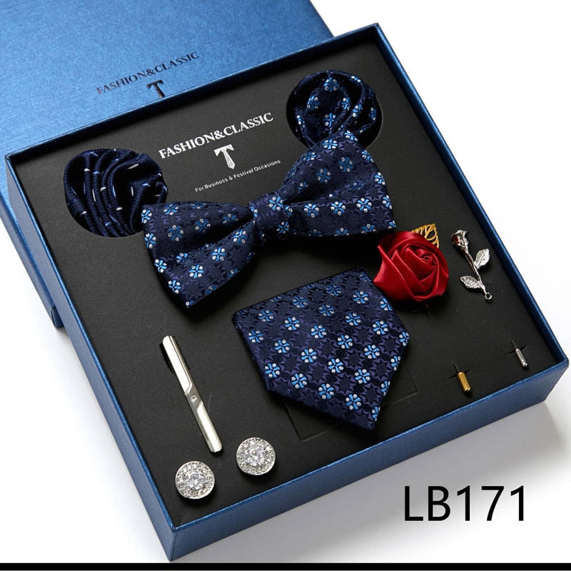 Luxury Silk Tie Set Gift Box for Men