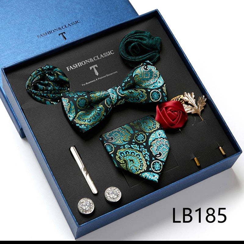 Luxury Silk Tie Set Gift Box for Men