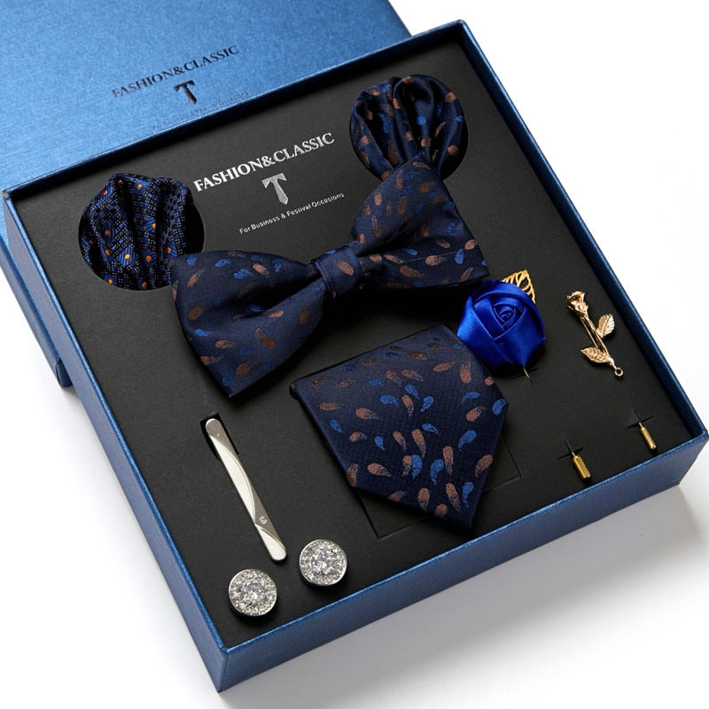 Luxury Silk Tie Set Gift Box for Men