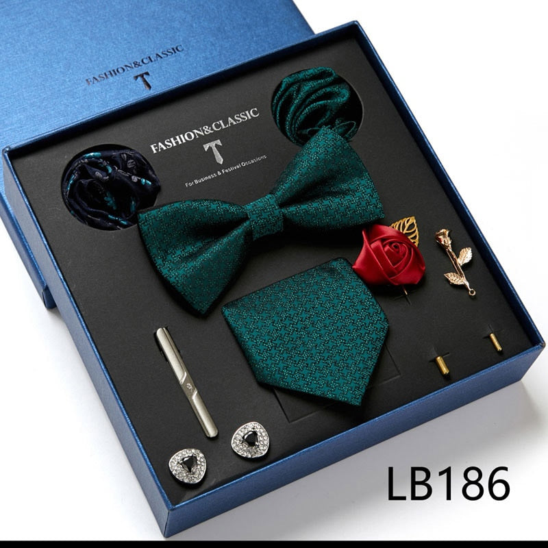 Luxury Silk Tie Set Gift Box for Men