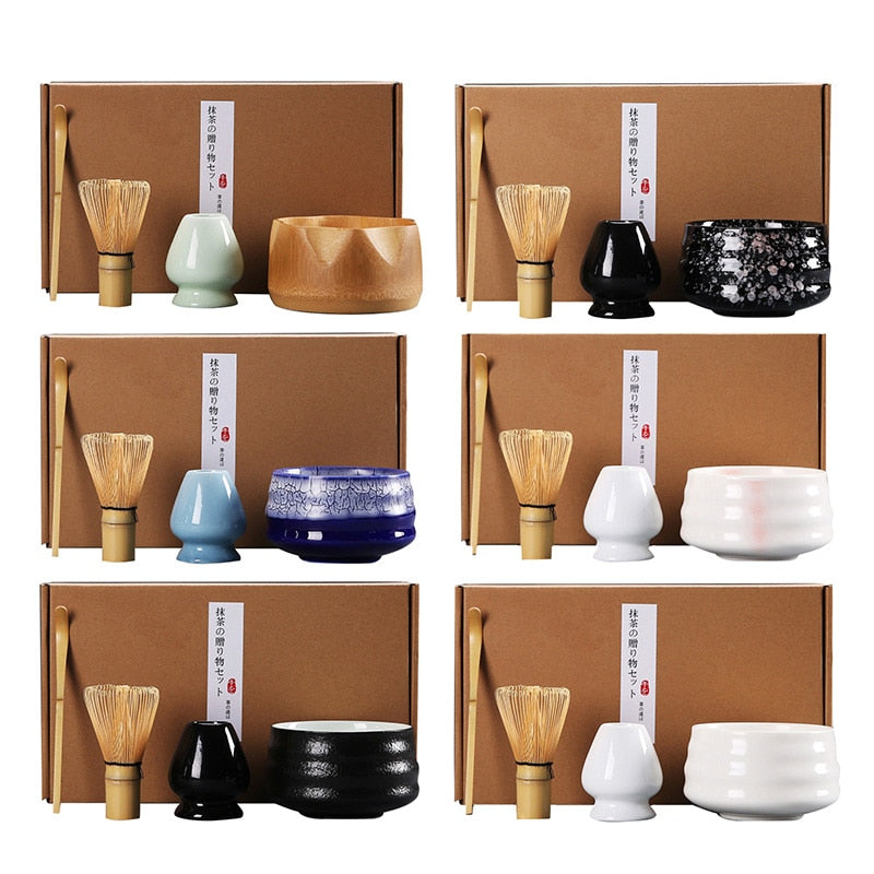 Japanese style Handmade Matcha Tea Traditional Set