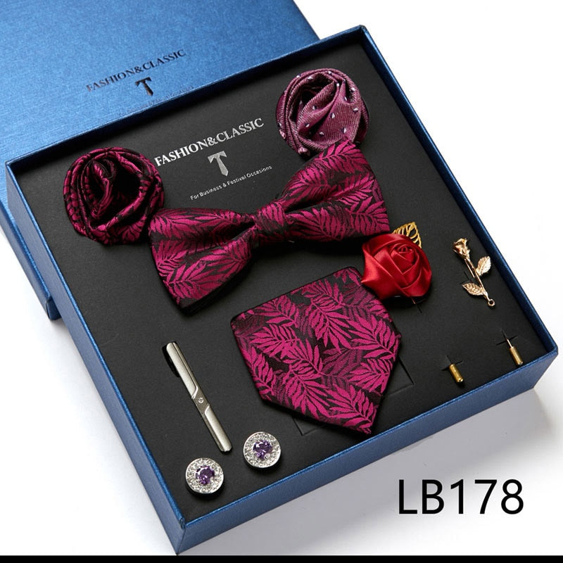 Luxury Silk Tie Set Gift Box for Men