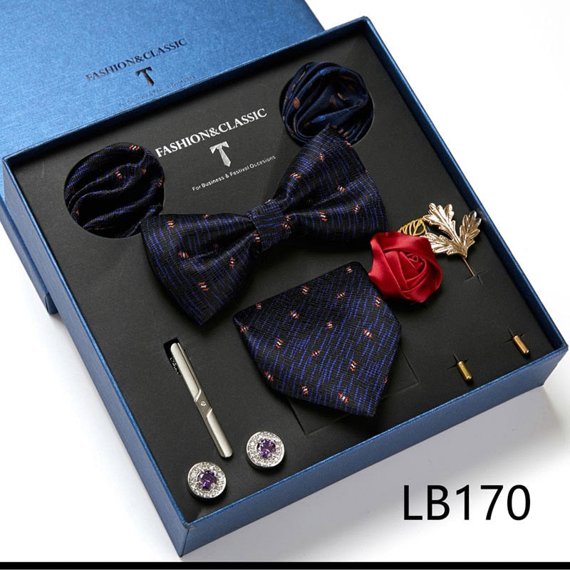 Luxury Silk Tie Set Gift Box for Men
