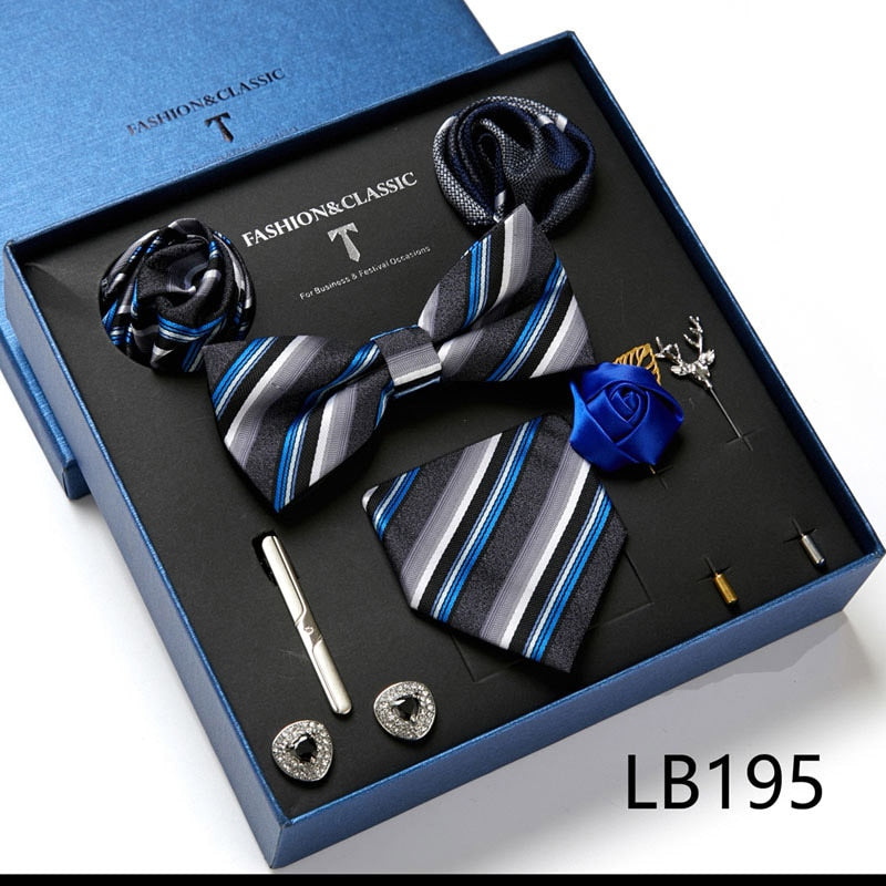 Luxury Silk Tie Set Gift Box for Men