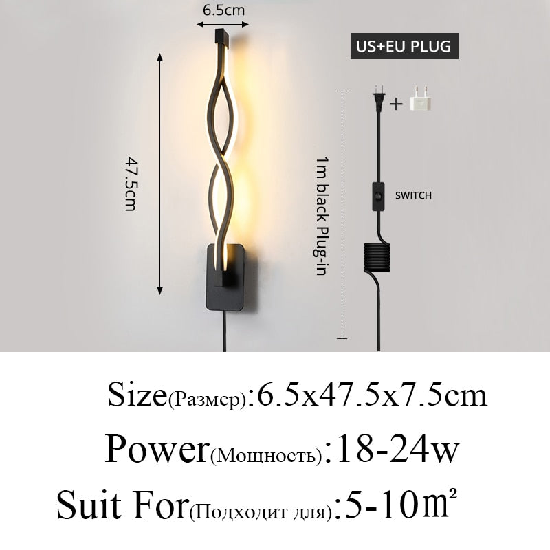 Modern Minimalist Wall LED Indoor Lamps