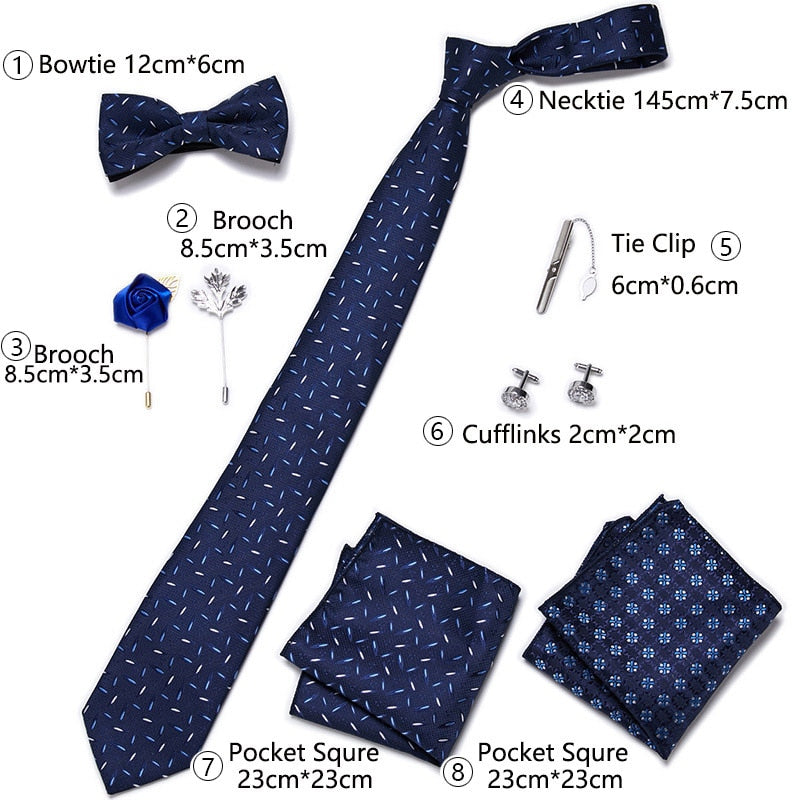 Luxury Silk Tie Set Gift Box for Men