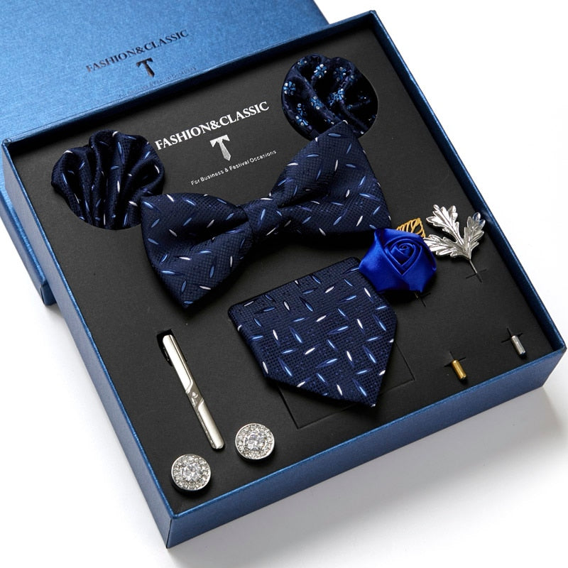Luxury Silk Tie Set Gift Box for Men