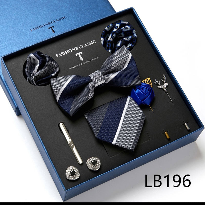 Luxury Silk Tie Set Gift Box for Men