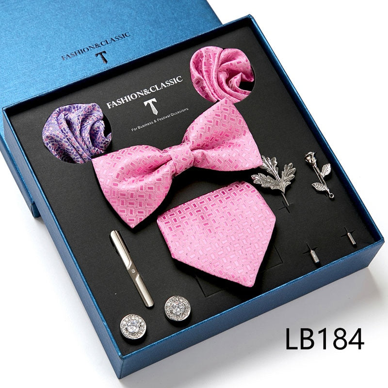 Luxury Silk Tie Set Gift Box for Men