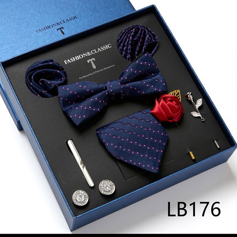 Luxury Silk Tie Set Gift Box for Men