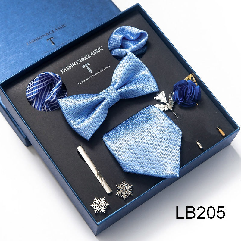 Luxury Silk Tie Set Gift Box for Men