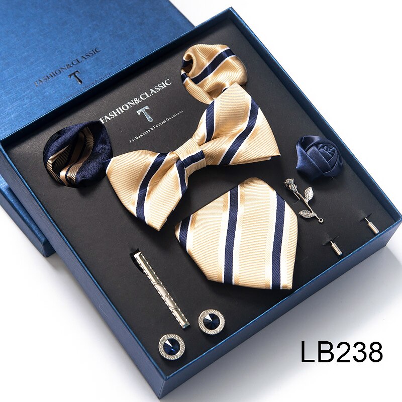 Luxury Silk Tie Set Gift Box for Men