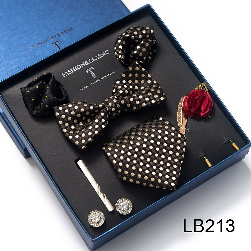 Luxury Silk Tie Set Gift Box for Men