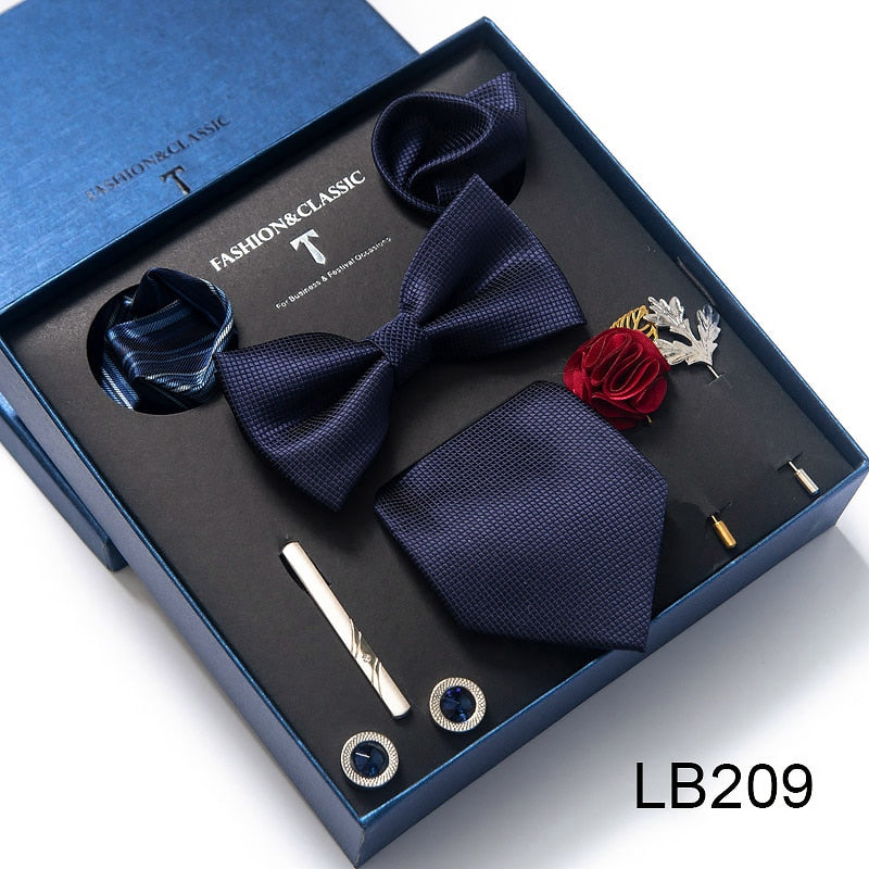 Luxury Silk Tie Set Gift Box for Men