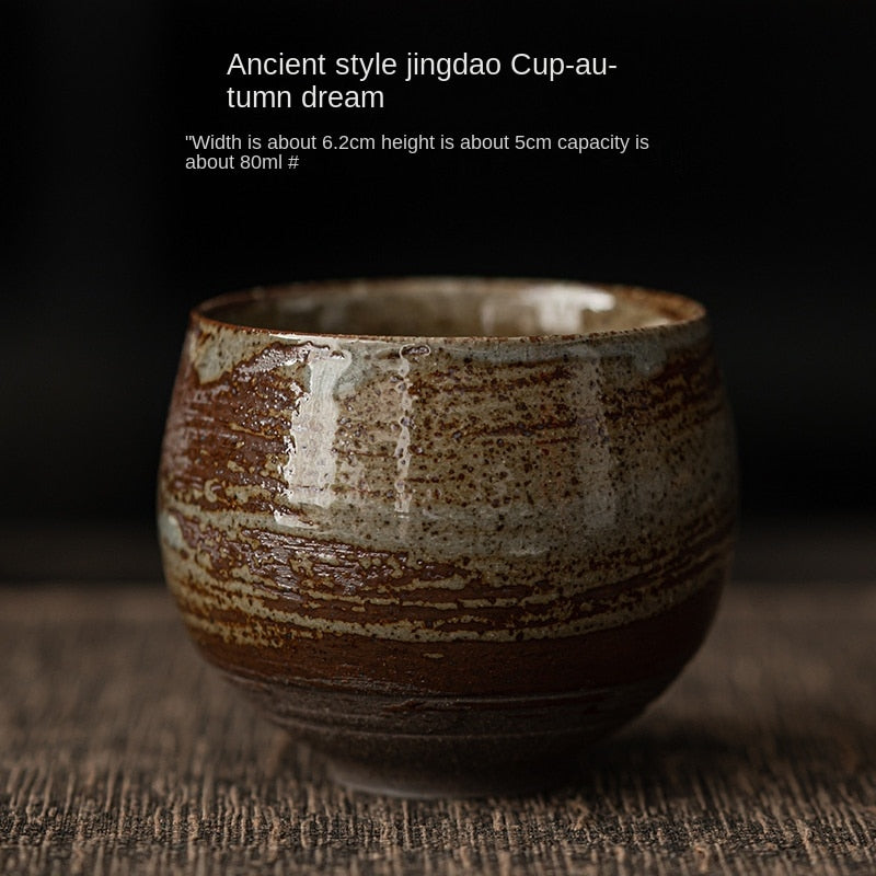 Japanese Ancient Style Handmade Tea Cup