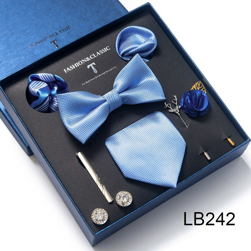 Luxury Silk Tie Set Gift Box for Men