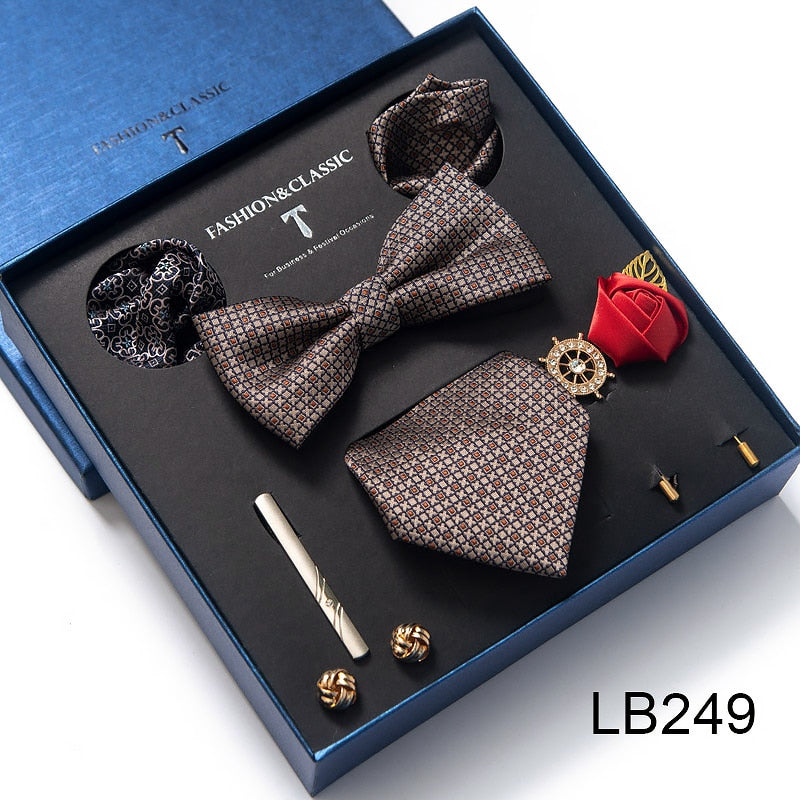 Luxury Silk Tie Set Gift Box for Men