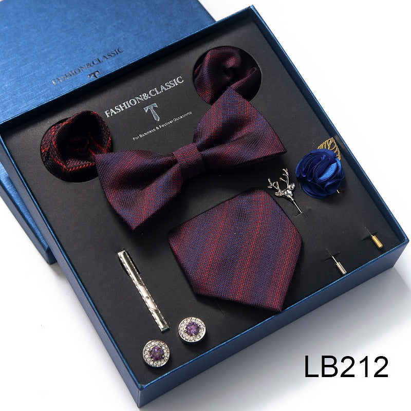 Luxury Silk Tie Set Gift Box for Men