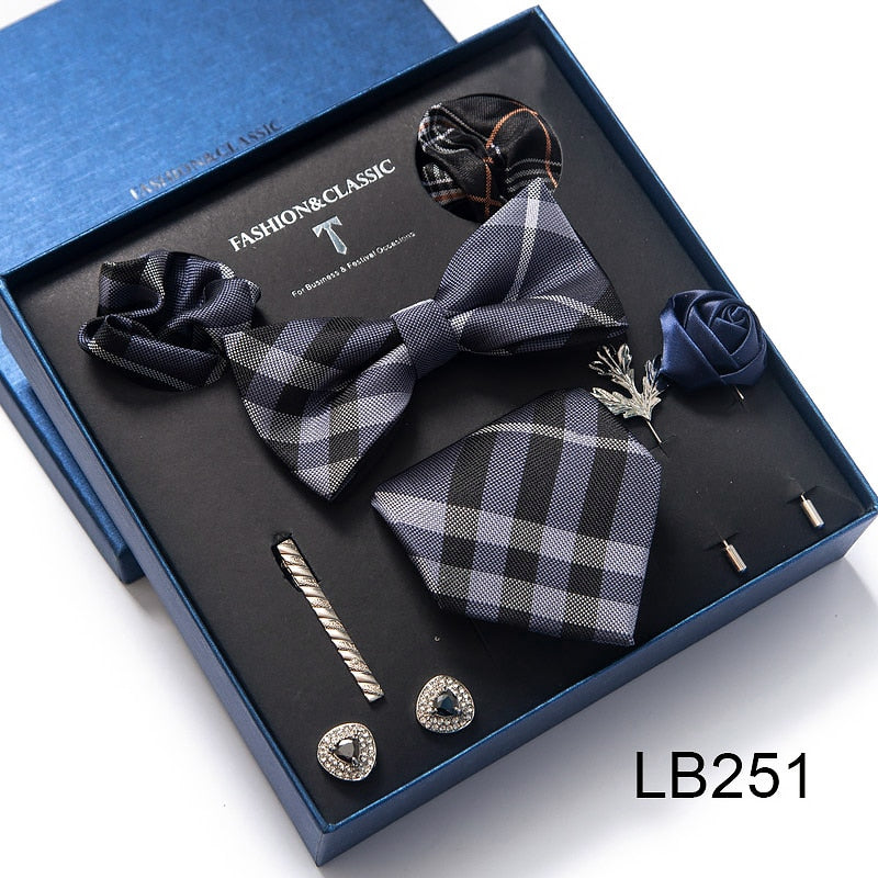 Luxury Silk Tie Set Gift Box for Men