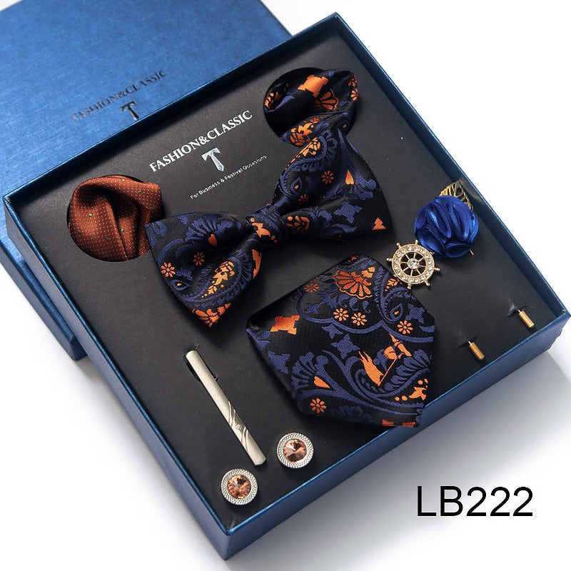 Luxury Silk Tie Set Gift Box for Men