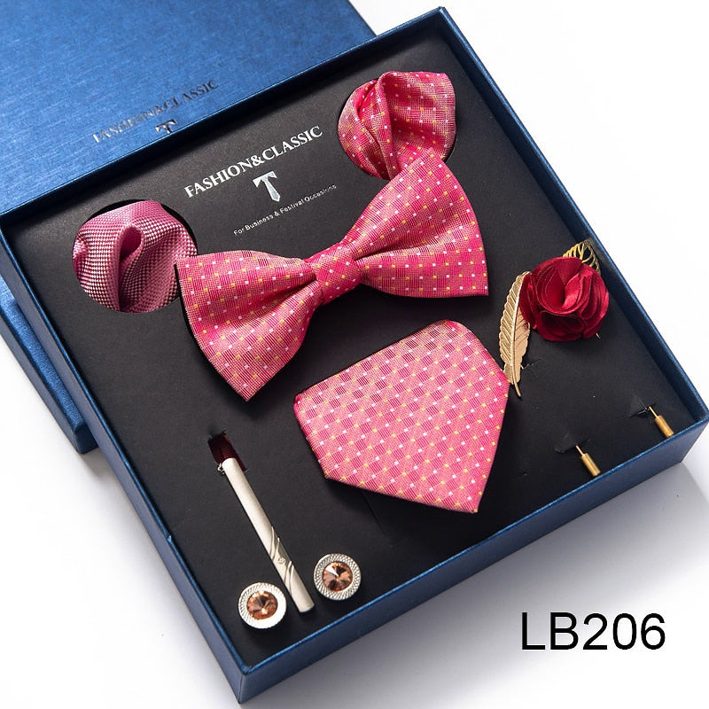 Luxury Silk Tie Set Gift Box for Men