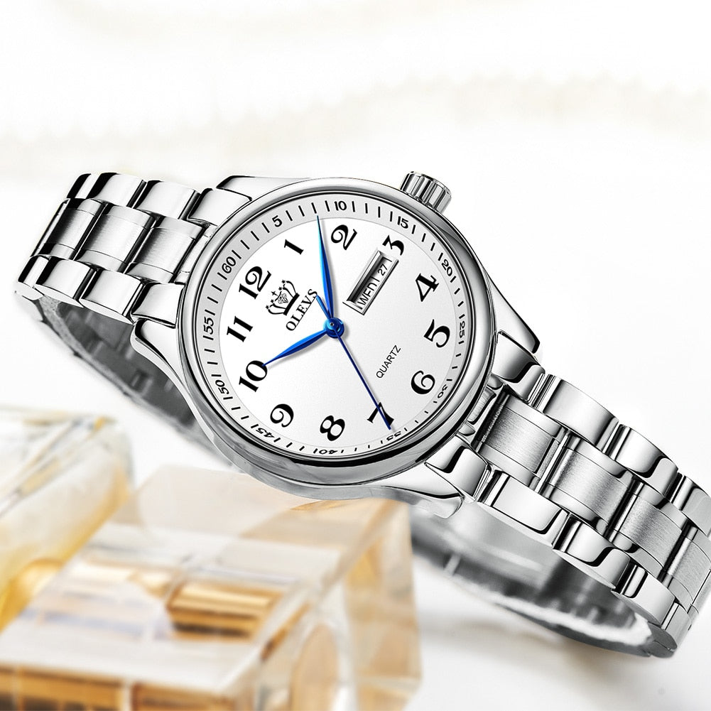 Original Luxury  Waterproof Stainless Steel Quartz Watch for Women