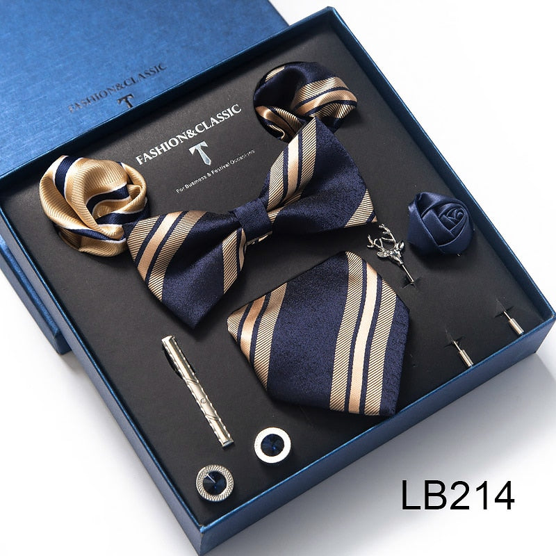 Luxury Silk Tie Set Gift Box for Men