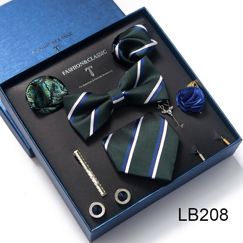 Luxury Silk Tie Set Gift Box for Men