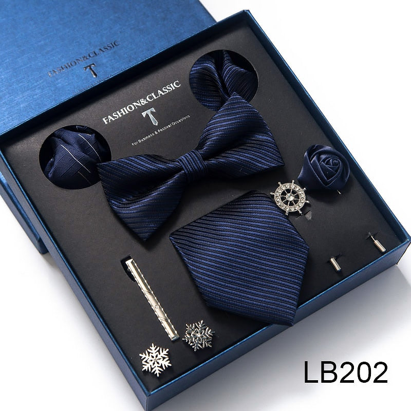 Luxury Silk Tie Set Gift Box for Men